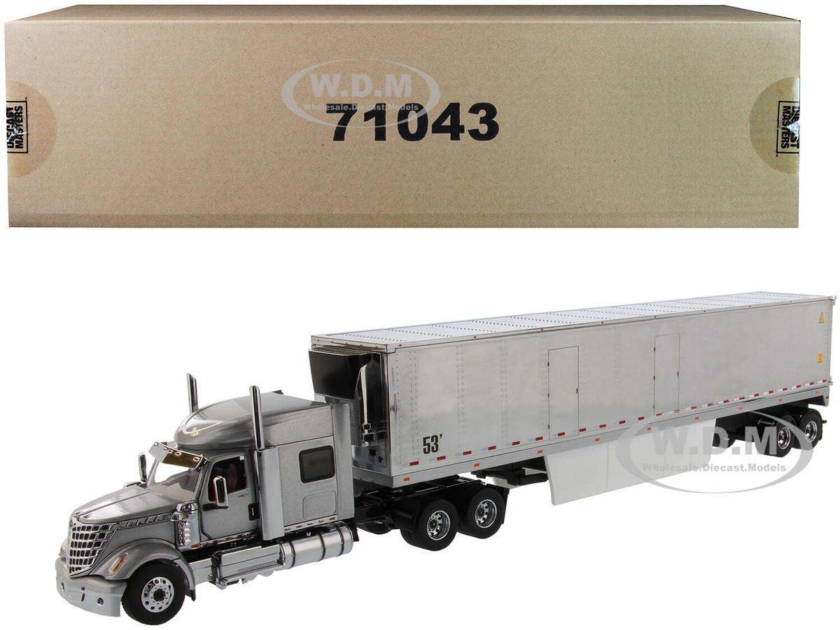 INTERNATIONAL LONESTAR W/CHROME 53' REEFER TRAILER 1/50 DIECAST