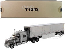 INTERNATIONAL LONESTAR W/CHROME 53' REEFER TRAILER 1/50 DIECAST MASTERS 71043