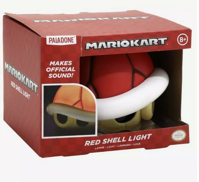 Nintendo Mario Kart Red Turtle Shell Figural Light | eBay