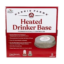Manna Pro  | Chicken Waterer Heated Base | Harris Farms Heated Poultry Base