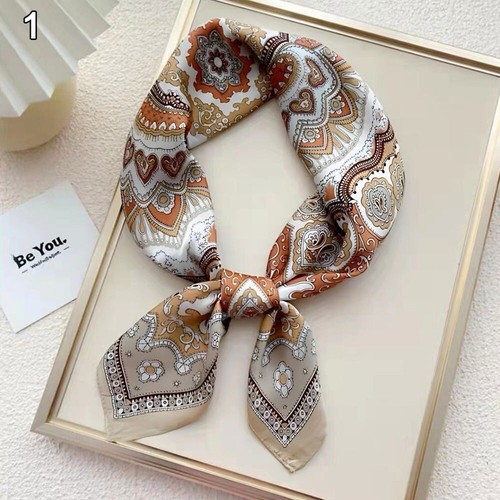 Oil Painting Floral Scarf Ribbon Butterfly Tie Hair New Headband - Picture 5 of 12