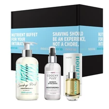 Coochy Plus MOISTURIZING+ & NOURIA 3-Steps Kit Intimate Shave Gift Set
