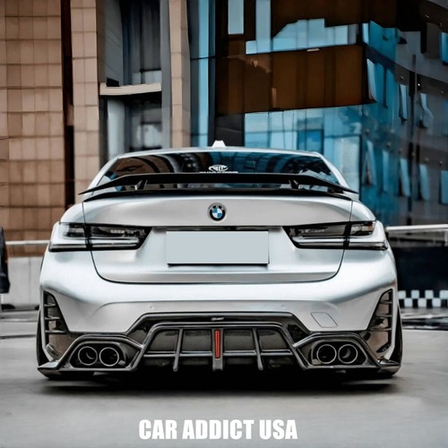 Smoked White LED Tail Lights For BMW 3 Series G20 G80 M3 2019-2025 Rear Lights - Picture 4 of 12
