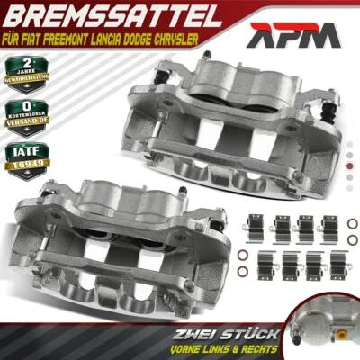 2x Pinza Freno con Supporto L Anteriore + R 51mm per Fiat Freemont Lancia Dodge - Bild 1 von 4