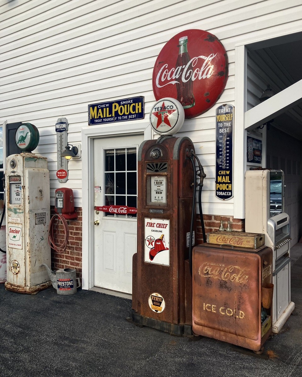 【希少】CITY ヴィンテージ給油機　GP031 Wayne 60 ESSO Wayne 60 Texaco Firechief Gas Pump Original Signs , Repo