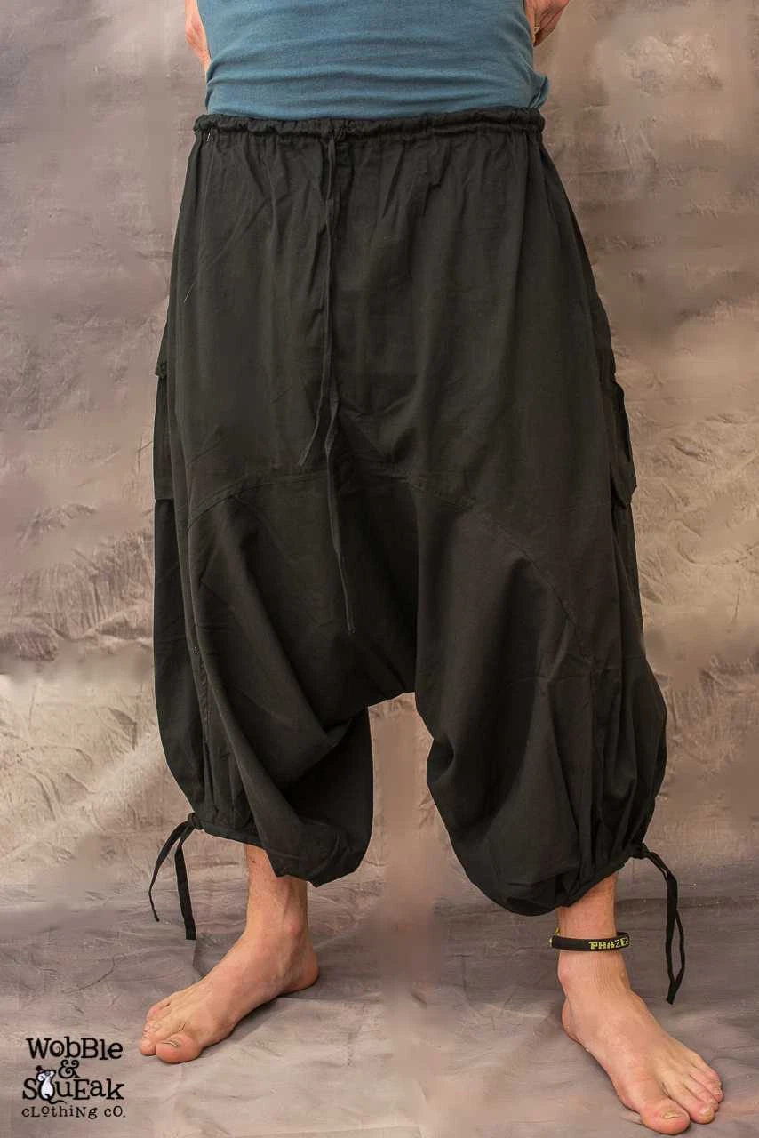 MENS LINEN SHORTS Baggy Hippy Psytrance Festival Party Goa One Size Fits All