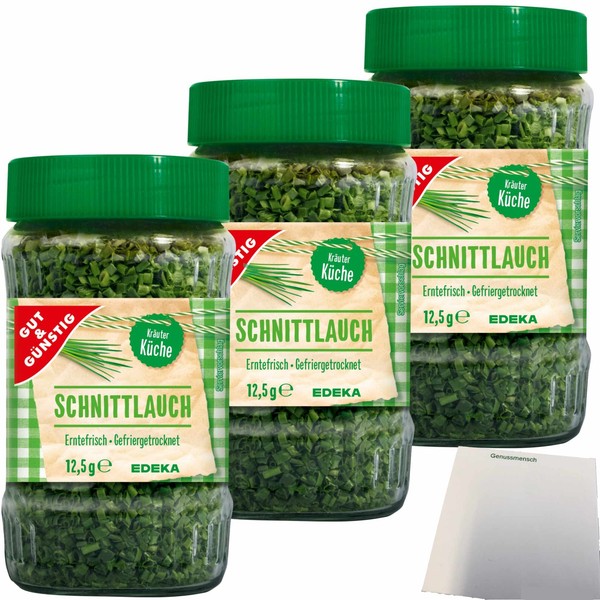 Gut&GüNstig Schnittlauch Gefriergetrocknet 3Er Pack 3X12,5G Gas usy Block-image