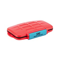 JJC MC-NSMSD16 Memory Card Case fits 8 NS8 Storage Nintendo Switch RED EVA