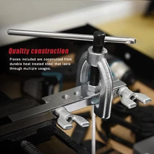 Universal ISO Bubble Flaring Tools Set 4 Adapters Car Flare Kit 9pc With Case US