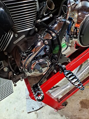 Harley Davidson softail /dyna Chopper west coast chopper style Mid Controls