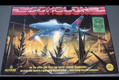 ECHELON - US GOLD / ACCESS - Commodore 64 / 128 - Very Rare DISK Release
