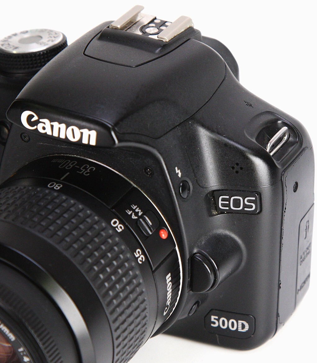 Canon EOS 500D DSLR Camera & Canon EF 3580mm Zoom Lens Kit Battery