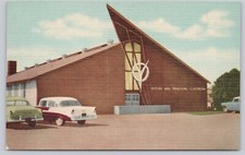 VTG Postcard Lackland Air Force Base History & Traditions Classroom, Aviation