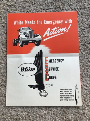 1952  White super power truck, sales mailer.