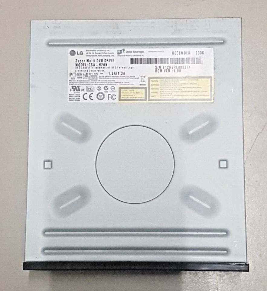 LG IDE GSA-H20N Super Multi DVD Drive DVD±R/RW CD-R/RW 5.25" Laufwerk schwarz - Bild 2 von 2