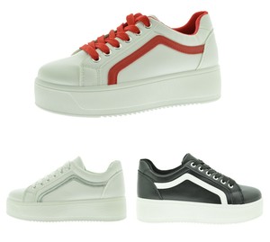 sneakers sportive da donna platform bianche scarpe da ginnastica sport alla moda | eBay