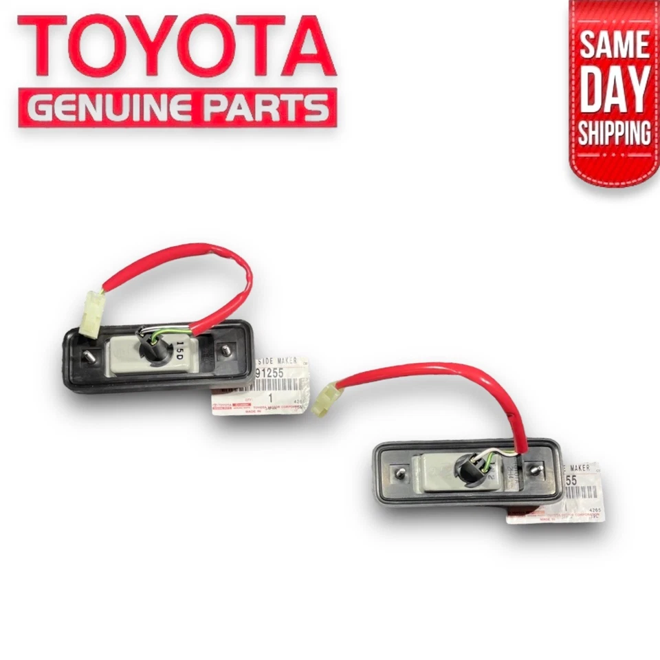 81-84 TOYOTA CRESSIDA CONDUCTOR TRASERO PASAJERO IZQUIERDO DERECHO MARCADOR LUZ OEM NUEVO Foto 2 de 4