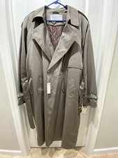 Mens Trench Coat-New Possibly Vintage Size 44