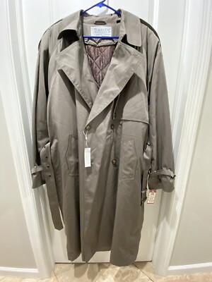 Mens Trench Coat-New Possibly Vintage Size 44