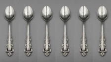 Oneida Stainless  Flatware SOUTHERN BAROQUE Teaspoons - Set of Six *