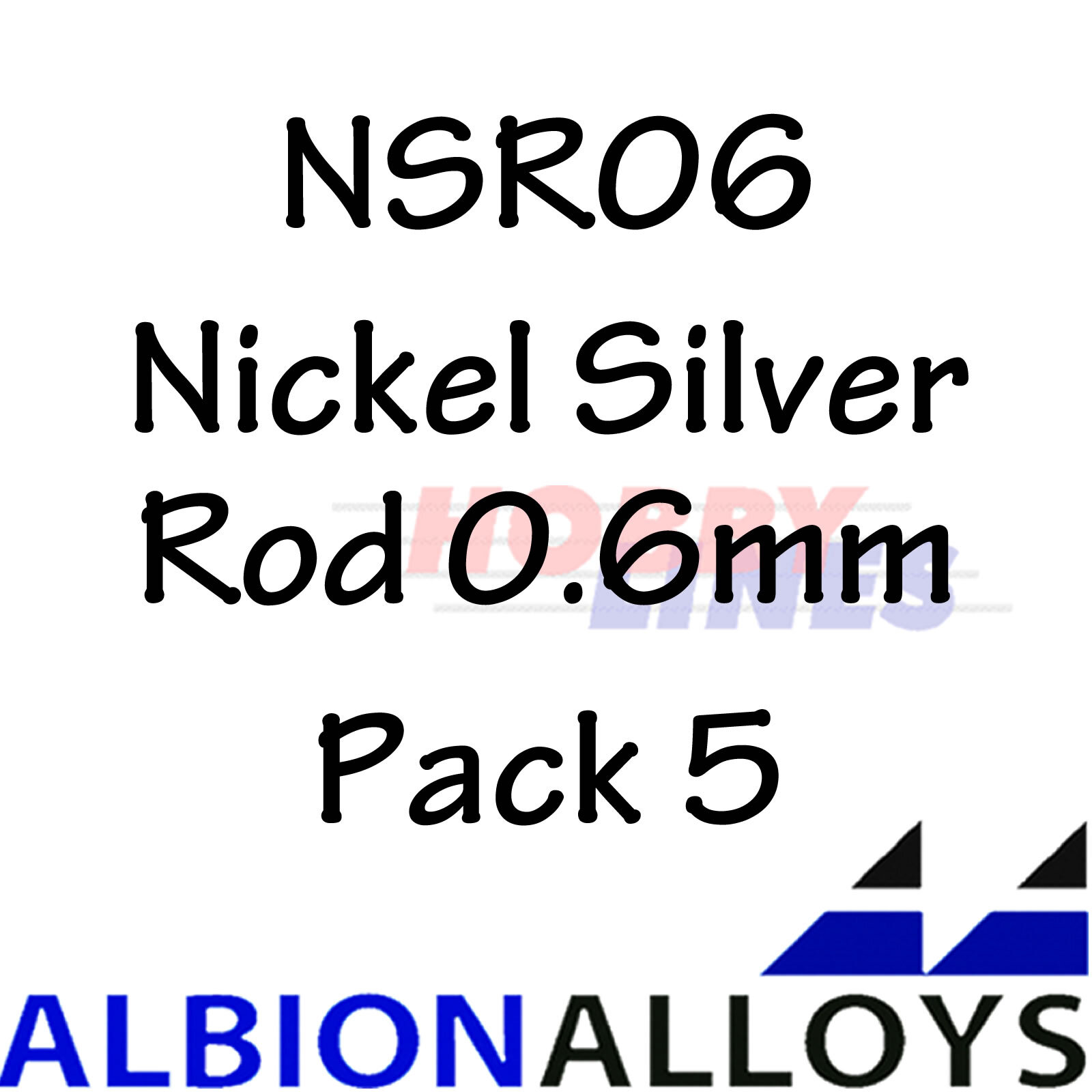 Nickel Silver Rod ALBION ALLOYS Precision Metal Model Various Sizes