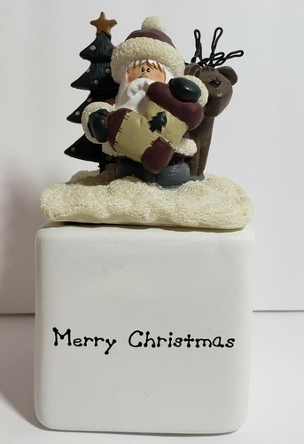 CMI/Henton Babbo Natale Renne e Calza Scatola Candela Buon Natale #249094 - Foto 1 di 7