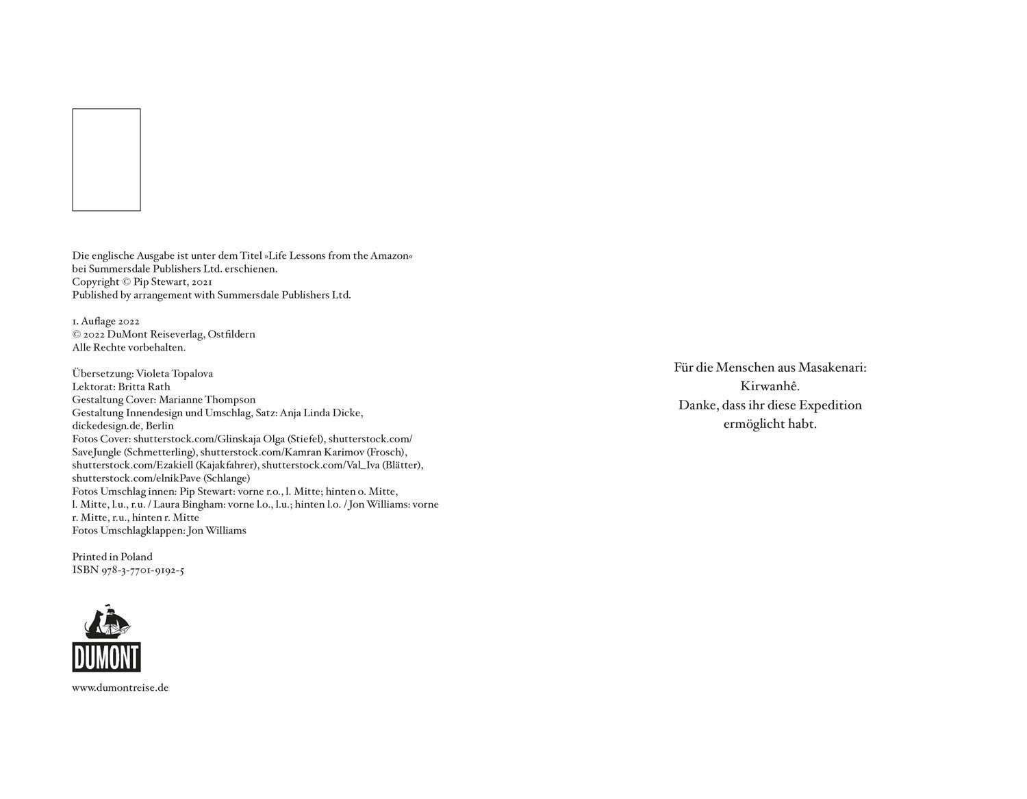 Thumbnail - Life Lessons Aus Dem Amazonas | Pip Stewart | Taschenbuch | 352 S. |