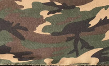 Authentic American Camo By-the-Yard Fabric, 100 Cotton, 260 GSM High Quality