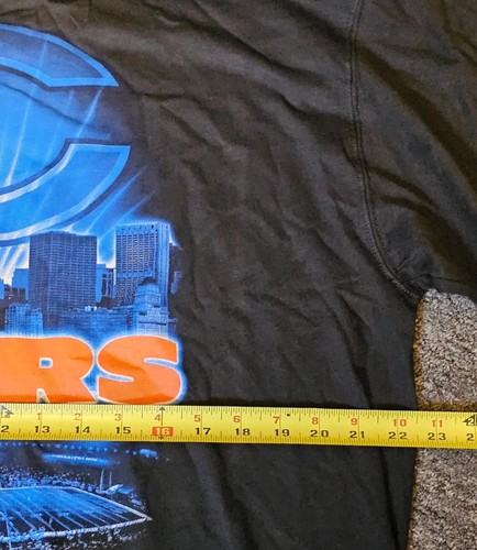 NEW NFL Chicago Bears Retro Graphic Tee Soldier Field Skyline Mens Size XL - Picture 6 of 6