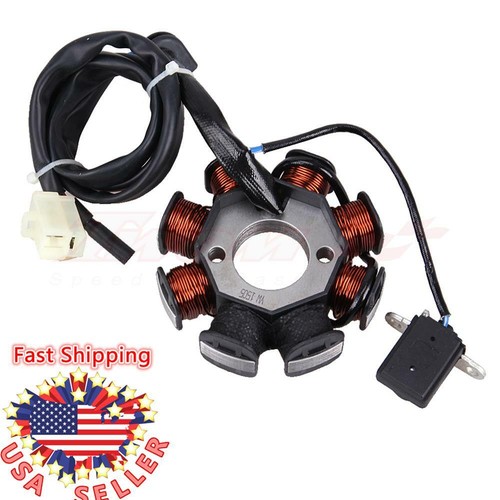 MAGNETO STATOR 8 COIL POLE FOR GY6 125CC 150cc SCOOTER ATV GO KART ROKETA TAOTAO - 第 5/12 張圖片