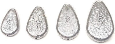 Stellar No Roll Sinker Fishing Weights, Lead Fishing Tackle