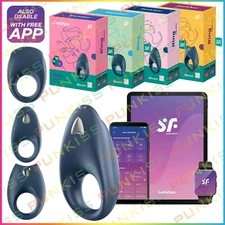 SATISFYER Cock Ring💋Couples Sex Toy Vibrating Stimulator 10 Speed App Control