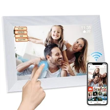 Frameo Digital Picture Frame WiFi -10.1 Inch Digital Photo Frame, 16GB Memory...