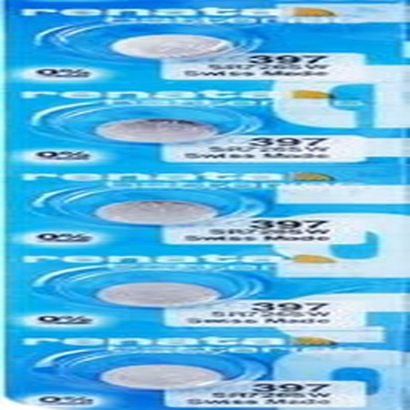 397 Silver Oxide 0% Mercury Battery (5 Pack)
