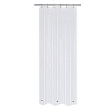 Mrs Awesome 32x72 Narrow Stall Shower Curtain 32"W x 72"L Pack of 1 , Clear