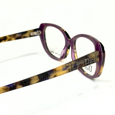 CHRISTIAN DIOR CD3248 3248 Violet Havana Textured Cat Eye 52mm