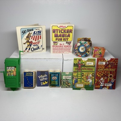 Vintage Promotional Cereal Toys Comics Joke Book Lot Nestle Snap Crackle Pop