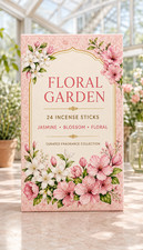 Floral Garden Incense Sticks 24 Pack – Jasmine Blossom Floral Aromatherapy