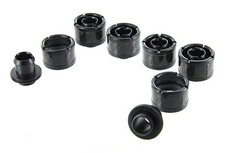 ModMyToys Carbon Fiber Enhanced Compression Fittings 3/8 x 5/8 6Pack Matte Black