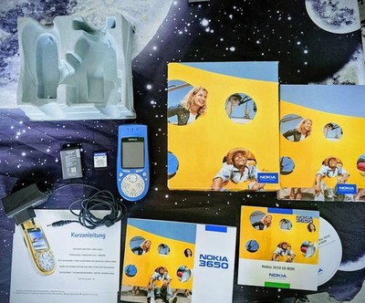 Nokia 3650 Blue - Sammlerzustand - Voll funktionsfähig - OVP & Komplett