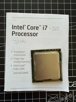 Core i7 960 SLBEU, LGA 1366, 8MB L3, 3,20 GHz, (inkl.19% MwSt)