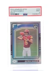 JAYDEN DANIELS 2024 DONRUSS OPTIC HOLO RATED ROOKIE #248 COMMANDERS PSA 9 Q6899