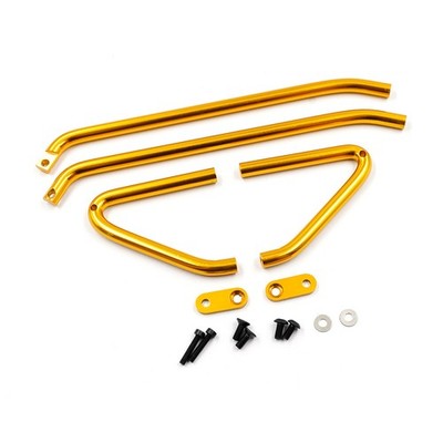 Xtra Speed Aluminum Side Bumper Set Gold For Tamiya 1/10 Grasshopper Hornet