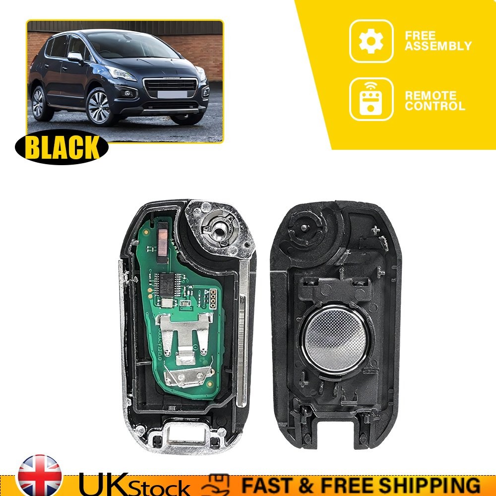 3 Button Flip Key Shell Case For 2014-2020 Toyota Prius Remote Fob VA2 Blade NEW - Image 15