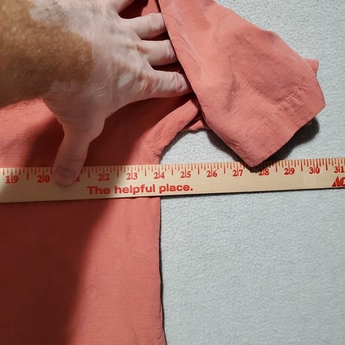 Tommy Bahama Hemd Herren Large Seide Hawaii Camp bestickt Marlin Holz Knopf - Bild 2 von 11