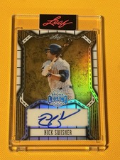 Leaf 2025 Bronx Legacy Nick Swisher New York Yankees Autograph 1/1 Baseball Card