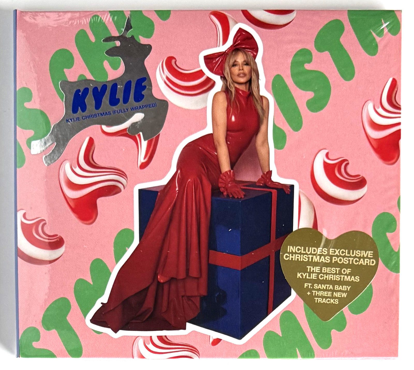 KYLIE MINOGUE * KYLIE CHRISTMAS (FULLY WRAPPED) * HMV EXCLUSIVE CD w POSTCARD