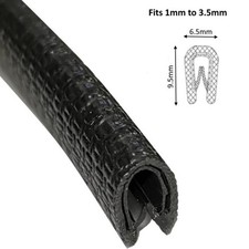 CAR  EDGE PROTECTOR TRIM 1 Metre length. - Various Colours