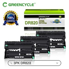 3PK High Yield DR820 Drum Unit for Brother HL-L5200DWT HL-L6200DW HL-L6200DWT