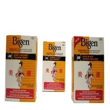 Bigen Permanent Powder Hair Color Dark Chestnut 0.21 Ounce Made in Japan